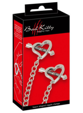 Heart shaped nipple clamps